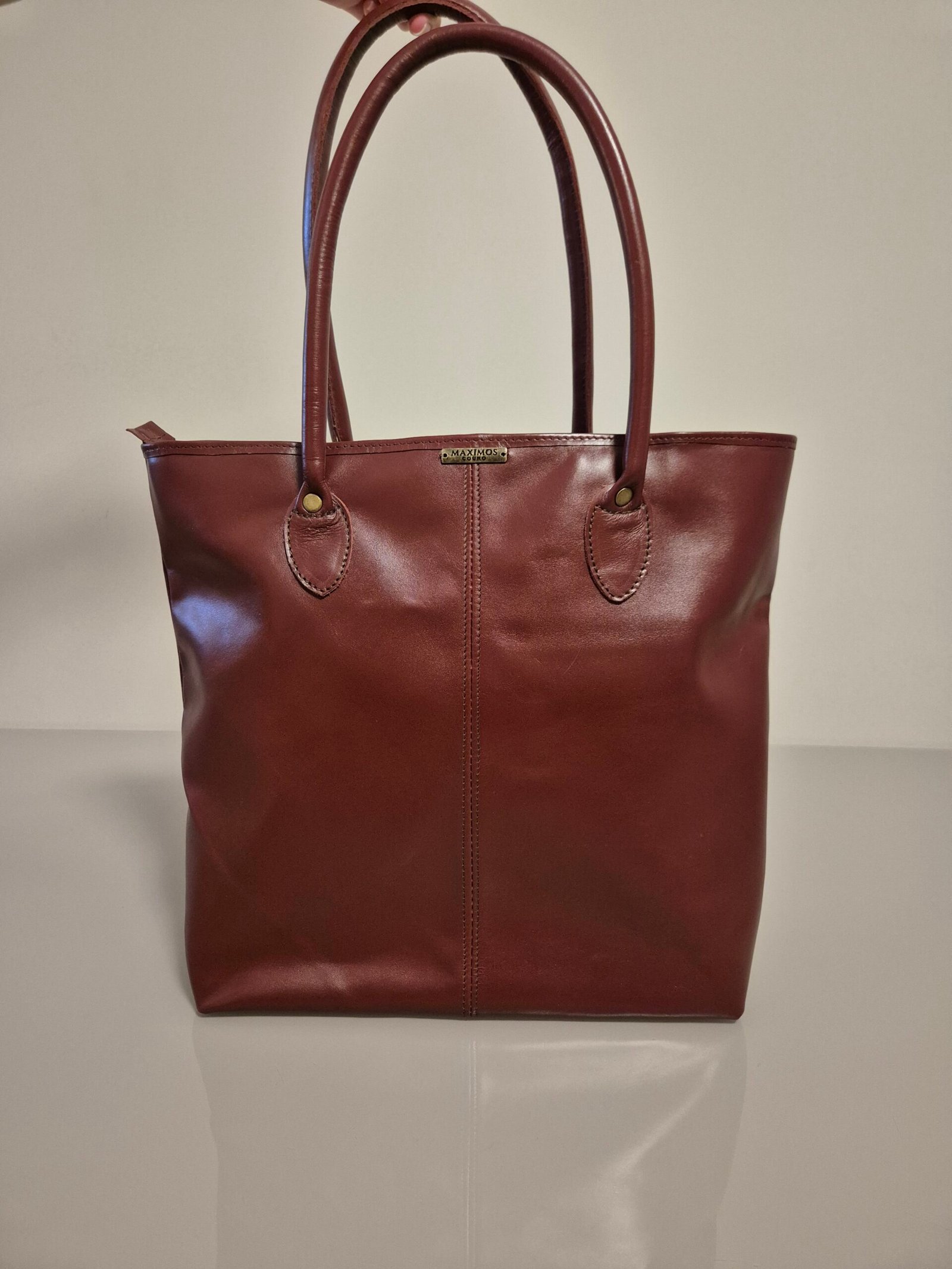 maximos classic tote vinho 03 maximos classic tote vinho 03